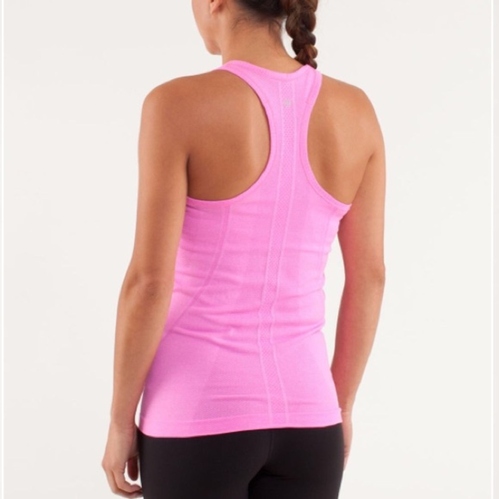 Lululemon Pink run swiftly tank top 6